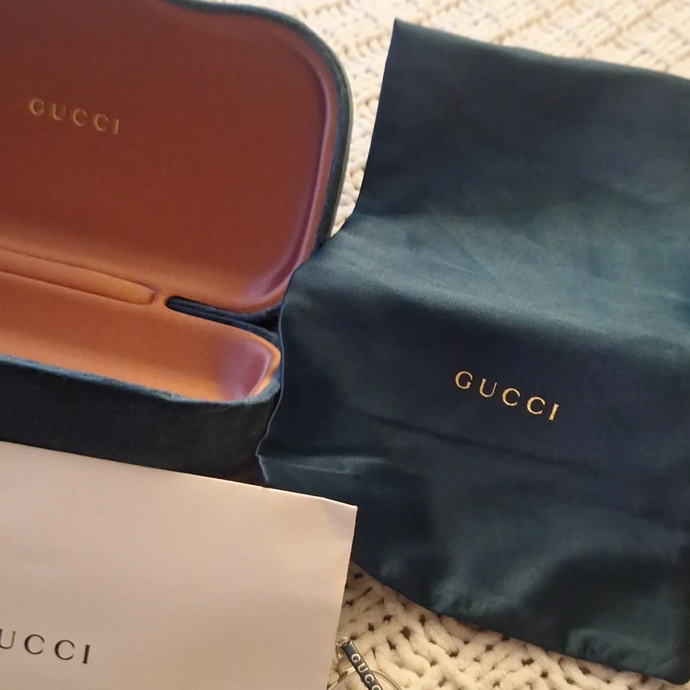 Gucci Green Sunglasses and Clear Glasses Eyewear Collection